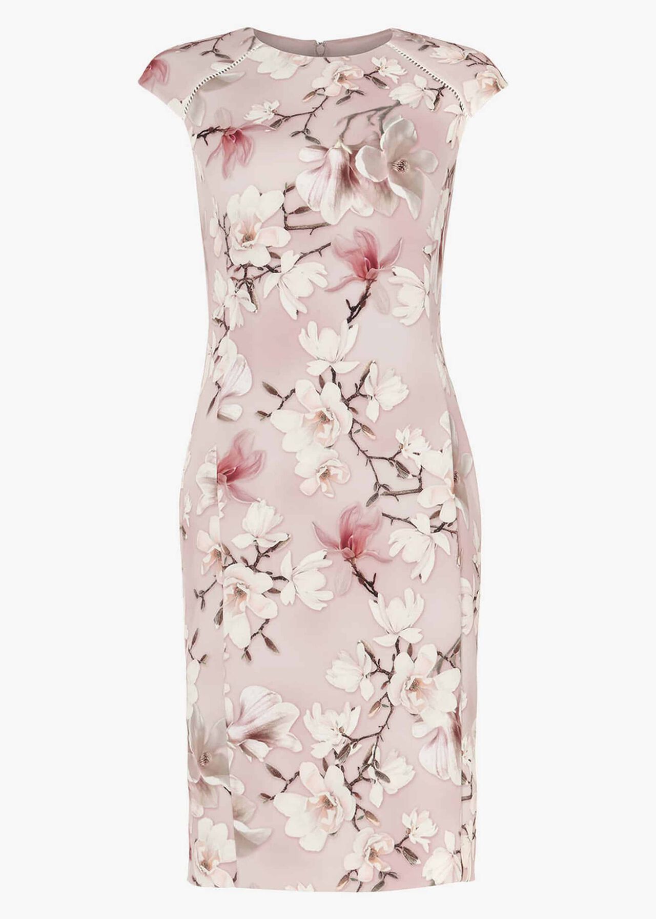 New Phase Eight Odetta Floral Rose Pink Dress Sz UK 16 rrp £140